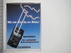 Aufkleber Sticker Gossen - Mastersix - Der rechnende Belichtungsmesser (7464)