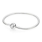 Bracciale Pandora Moments Maglia Snake 590728 Argento Bracelet chiusura Sferica