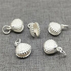 4pcs of 925 Sterling Silver Shell Ocean Charms for Necklace Bracelet