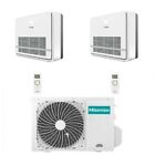 Condizionatore Climatizzatore Hisense Dual Split Inverter a Console 9000+18000 C