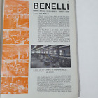 MOTO BENELLI PESARO - VECCHIA PUBBLICITA  ADVERT - MTC4