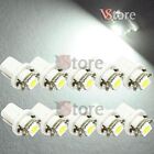 10 LED T5 B8.5D SMD BIANCO Per Quadro Strumenti Cruscotto Lampade Lampadine Luci