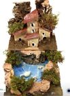 Lago con Casette per Presepe 15x10 cm