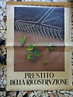 1946-PRESTITO DELLA RICOSTRUZIONE-Manifesto cm 140x100-Figurato da QUARONI+