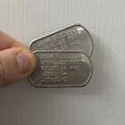 Dog Tags Piastrine Militari Inox con incisione John Cena Wrestling WWE