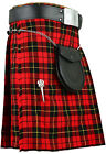 Scozzese Uomo Kilt Tradizionale Vestito Highland Gonna Kilt Scozzese