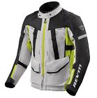 GIACCA JACKET MOTO REV IT REVIT SAND 4 H2O TRE STRATI SILVER YELLOW FLUO TG XXL