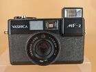 Yashica MF-2 35mm Film Point & Shoot Compact Camera with 38mm f1.4 Lens Tested