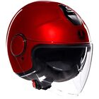 CASCO HELMET MOTO JET AGV ETERES MONO CORSA RED  ROSSO TG S