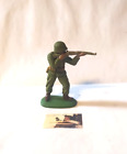 Soldatino U.S. Marine WW II plastica 1:32 cm 5,5 dipinto a mano