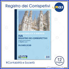 Registro iva Corrispettivi 12 mesi A4 per registratori fiscali 2 copie buffetti