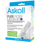 ASKOLL PURE FILTER MEDIA KIT S RICAMBIO MATERIALI FILTRANTI PER ACQUARI