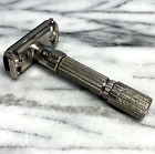 Vintage Gillette Adjustable Safety Razor w/ Taylor Made Blade USA