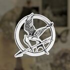 Hunger Games Mockingjay Logo Brooch Alloy Pin - Silver Colour