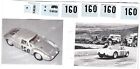 Decal 1/43 Porsche 718/8 Coupè Targa Florio - Le Mans 1963 NO NAME