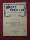 OPERE CELEBRI DI CARLO GRAZIANI - WALTER IL BARBIERE DI SIVIGLIA - SPARTITO