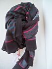 LOLLIPOPS ACCESSORIES PARIS AVALONE SQUARE SCARF SCIARPA BLACK