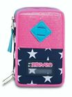 SEVEN ASTUCCIO 3 ZIP PINKING BLUE COD 2115.379