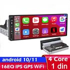 Autoradio singola 1 Din 6,9" 2+64GB con Carplay Android auto Bluetooth WiFi GPS-