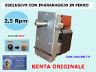 MOTORIDUTTORE KENTA FERRO PELLET K911 - 230 V - 2.5 RPM CLAM FIRELUX PALAZZETTI