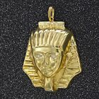 Ciondolo in ORO Giallo 18 kt 750 e DIAMANTI Faraone Egizio Egitto Tutankhamon