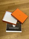 SCATOLA CONFEZIONE LUSSO HERMES BOX Pochette Sandali Foulard 28x22x7,2 ORIGINALE