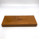 Vintage Wood Box IBM desk organizer Computer Pen Calculator Notepad