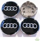 4 Tappi Coprimozzo per AUDI A3 A4 A7 A8 Q3 Q7 R8 61mm cerchi in lega borchie 8W