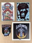 Led Zeppelin Vintage Sticker-postcard Set - Stairway To Heaven,cd,lp,t-shirt