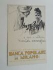 Cartolina Banca popolare di Milano Balilla ONB Risparmio Salvadanaio guerra