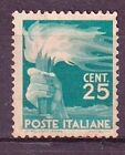 ITALIA REPUBBLICA 1945 Democratica 25 cent MH