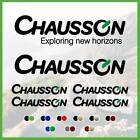Adesivo set loghi “CHAUSSON 2” per camper caravan roulotte e barche