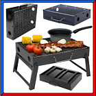 Griglia Barbecue BBQ Portatile a Carbone Carbonella Valigetta Campeggio