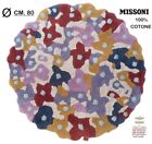 TAPPETO ROTONDO MISSONI 100% COTONE DIAMETRO CM. 80