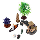 Zen Garden Tabletop Decor Ceramic Trinkets Miniature Ornament Kit Aquarium