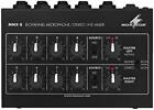 Monacor MMX Mixer audio universale, compatto, a 8 canali, colore: nero - NUOVO