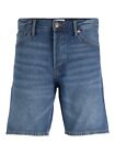 BERMUDA SHORTS UOMO JACK & JONES BLU JEANS DENIM