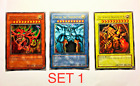 Yu-Gi-Oh GBI God Set Divinità Egizie GBI Ultra Rare Slifer-Obelisk-Ra YUGIOH