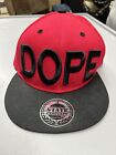 State Property DOPE Cap Red/Black Snapback One Size BNWOT