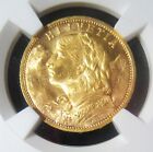 Svizzera: Confederazione Oro 20 Franchi 1927-B MS65 NGC, Bern Mint