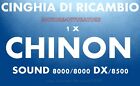 ★CINGHIA DI RICAMBIO MOTORE 1 x PROIETTORE SUPER 8 mm CHINON 8000/DX/8500★