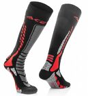 CALZE MOTO CROSS ENDURO TERMICI RINFORZATE ACERBIS SOCKS MX-PRO NERO ROSSO 39/41