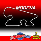 ADESIVO PVC CIRCUITO MODENA prespaziato auto moto sticker