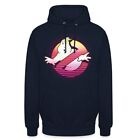 Ghostbusters Retro Neon Logo Unisex Hoodie