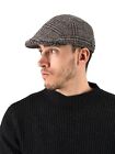 Cappello THREE STROKE Coppola Modern Flat Cap Marrone Brown