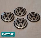 Set 4 coprimozzi Adesivi in Alluminio per auto Volkswagen 56mm Universale