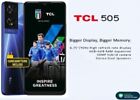 TCL 505 DUAL SIM - 256GB- RAM 12GB- 6GB+6GB Espansione OCEAN BLUE-NO BRAND