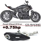 2016-on Ducati Xdiavel Cs racing Slip-On Scarico + DB killer 0.75hp)