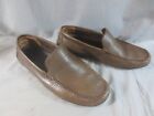 Tommy Bahama Slip-On Loafers Brown Leather NAPLES DRIVER Shoes Size UK 9 1/2