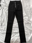 🖤 KILLSTAR Ravens Cross Jeans XS - alternative gothic cross high waist